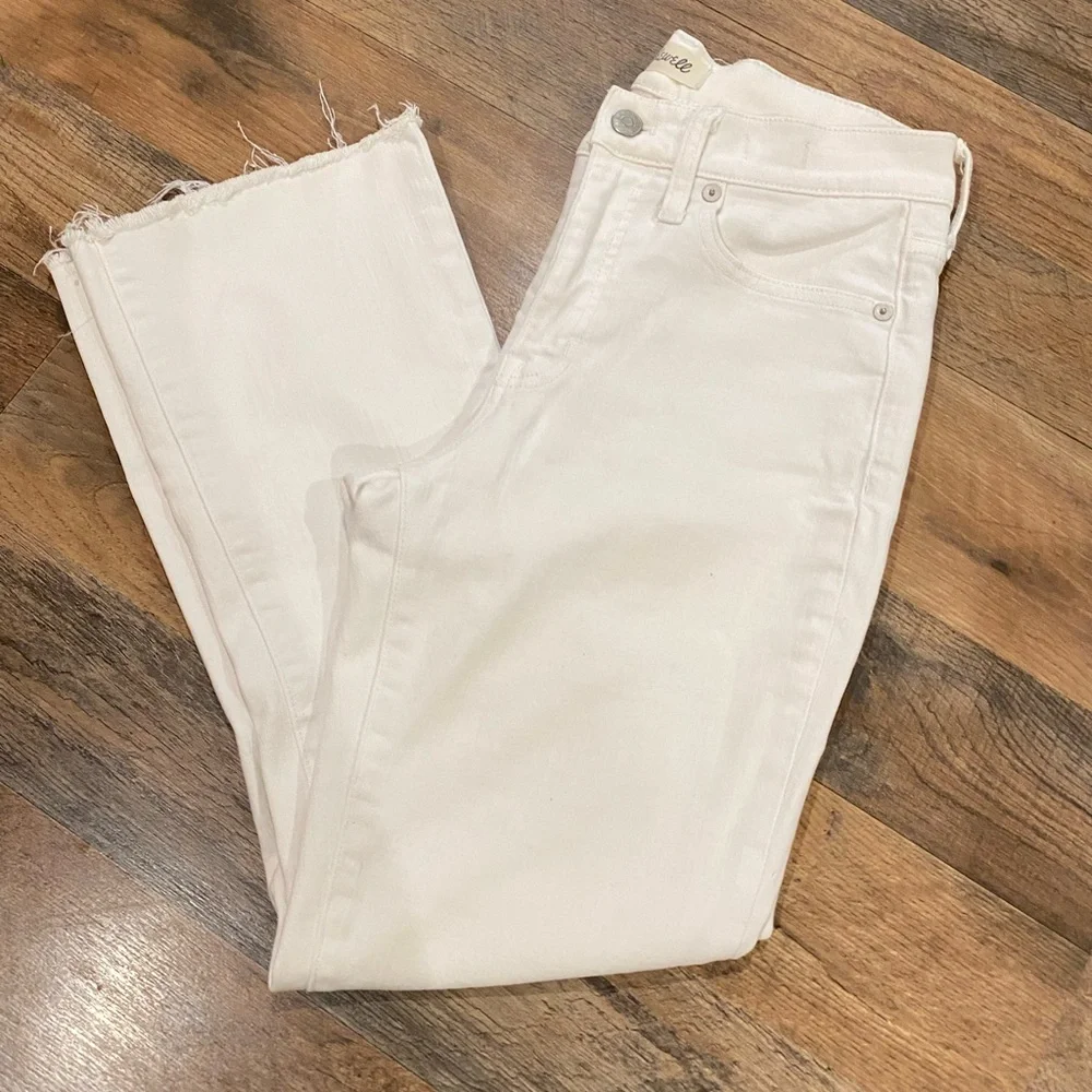 In great condition MADEWELL Cali Demi-Boot Cropped Jeans. Petite - Picture 1 of 4
